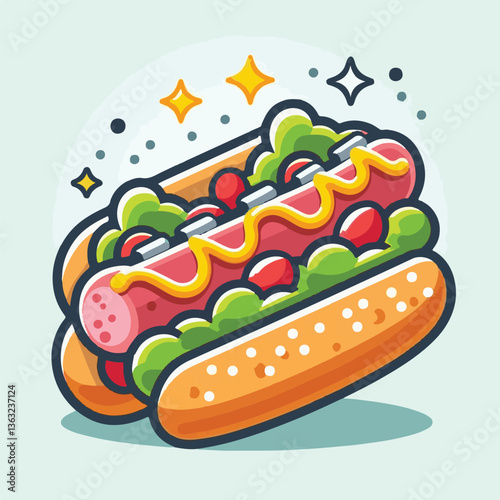 food, hotdog, american, meal, delicious, grilled, fast, meat, sausage, dinner, snack, sandwich, bun, lunch, tasty, hot dog, bread, fastfood, mustard, unhealthy, hot, background, dog, ketchup, isolated