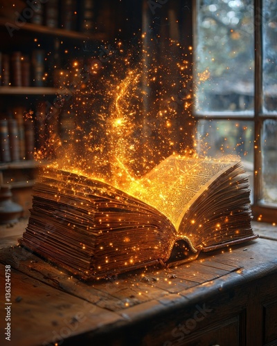 Mystical Glowing Book: A Tale of Magic and Wonder