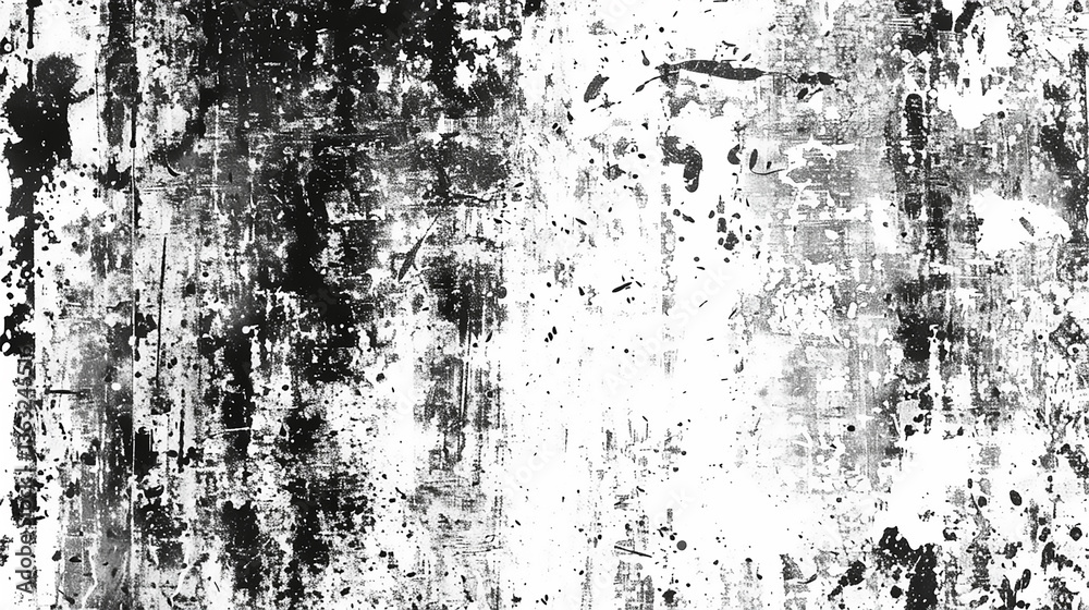 Fototapeta premium Grunge concrete wall texture background for interior design with a black and white photograph depicting a concrete wall 
