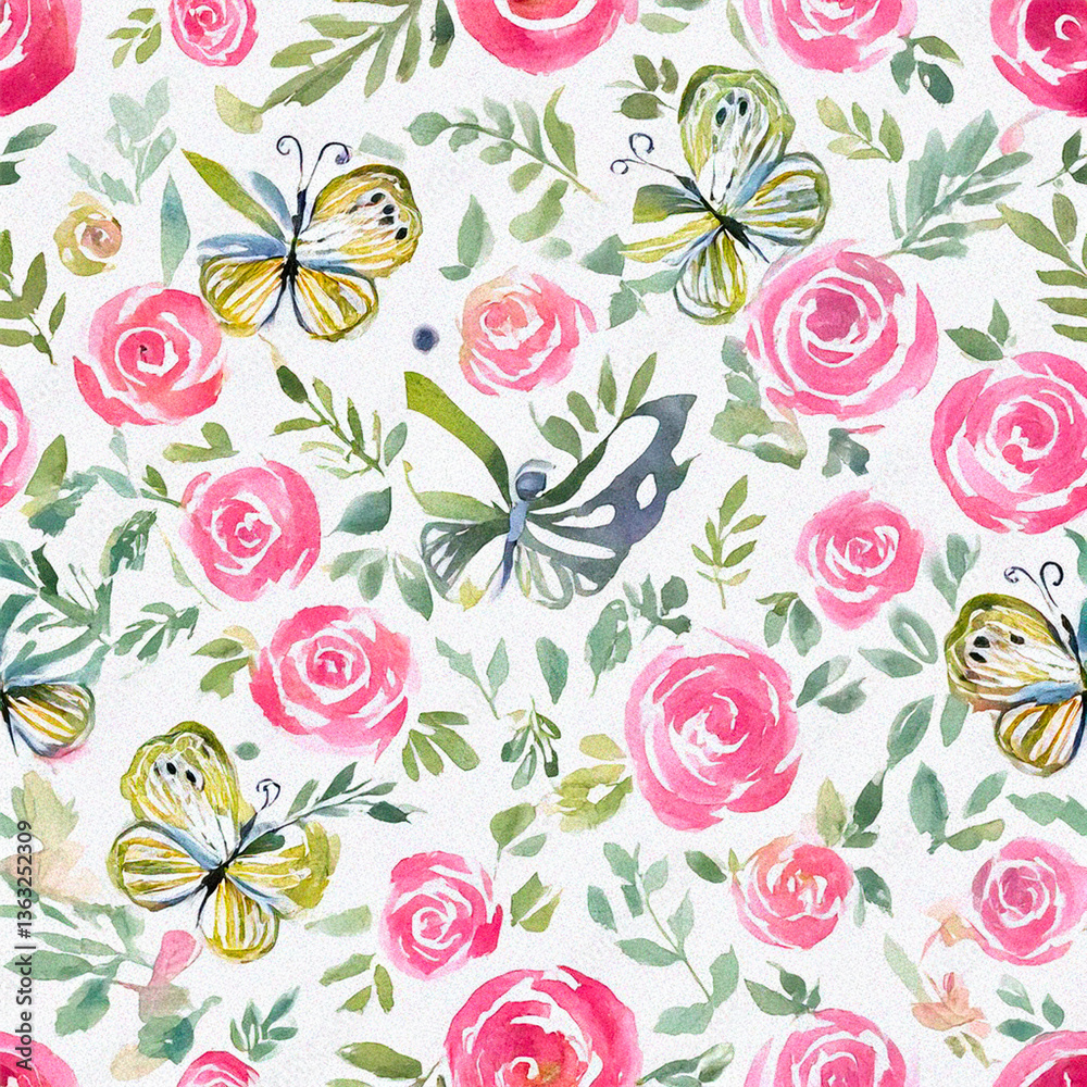 seamless pattern with roses seamless pattern with roses
