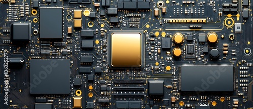 Circuit Board Close-Up