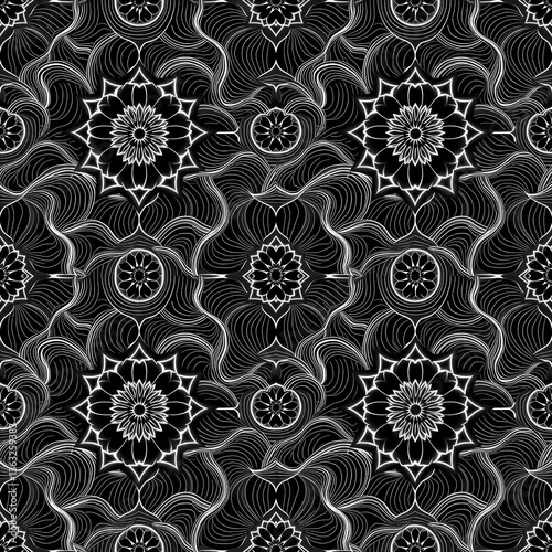 Seamless four-pattern designs are interconnected for an enhanced visual appeal. Additionally, seamless single-piece design is also available on this website for your convenience.