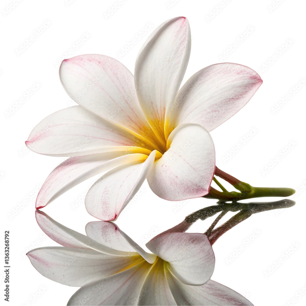 Flower with reflection isolated on transparent background
Flower with reflection isolated on transparent background