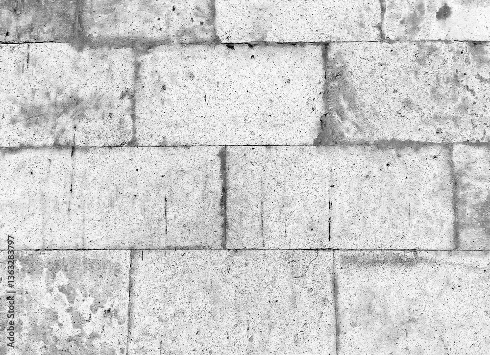 Naklejka premium Abstract grunge stone wall distressed texture background overlay effect design element