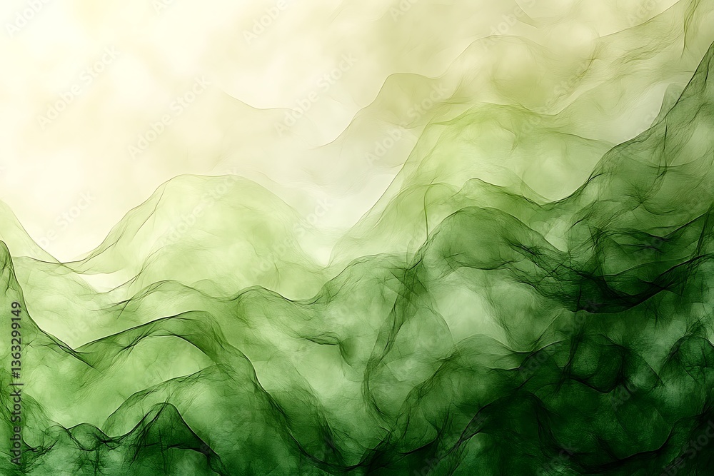 Abstract Mountain Landscape
