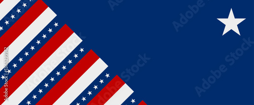 Obraz na płótnie American Flag Pattern w salonie
