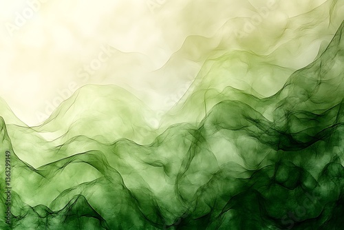 Abstract Mountain Landscape