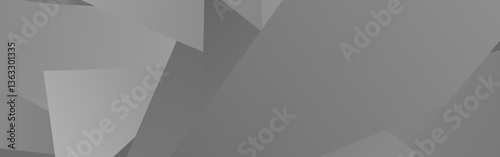 Abstract geometric gray background with overlapping polygonal shapes.