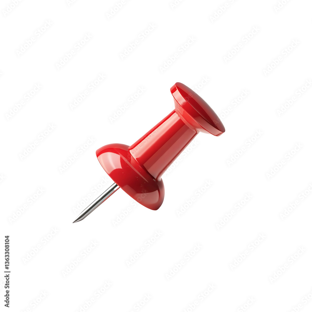 Classic Red Pushpin: Office and School Essential Classic Red Pushpin: Office and School Essential