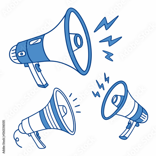 megaphone vector illustration