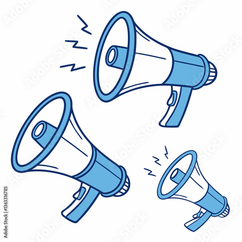 megaphone icon vector illustration