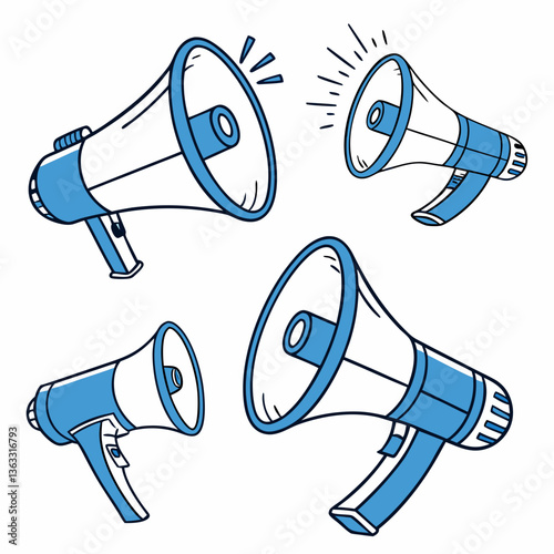 megaphone icon vector illustration