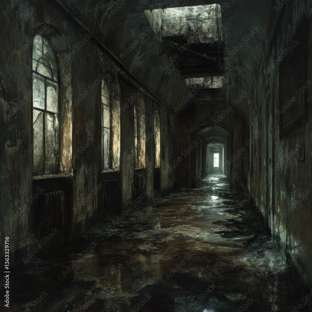 Fototapeta premium old abandoned factory