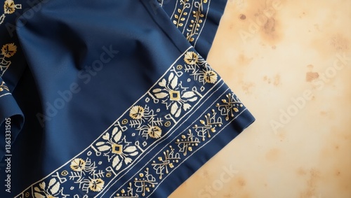 Elegant Embroidered Fabric