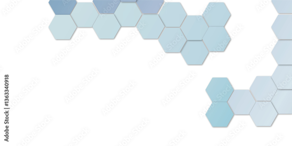 Abstract technology light sky color geometric hexagon on transparent concept design honeycomb shape vector. Abstract technology light sky color geometric hexagon on transparent concept design honeycomb shape vector.