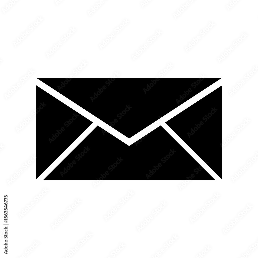 e mail envelope icon on white background e mail envelope icon on white background