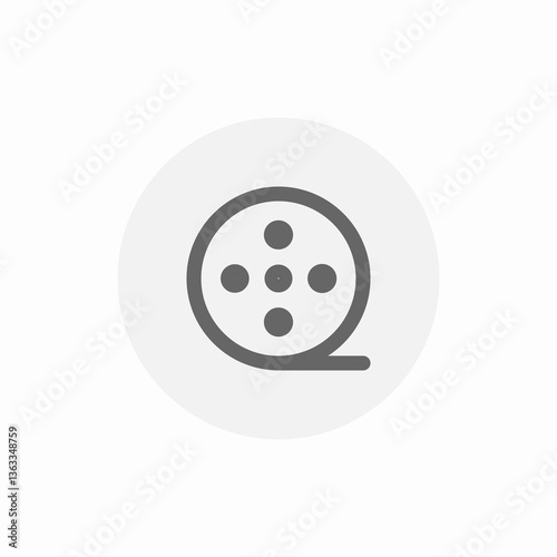wrap film icon sign vector