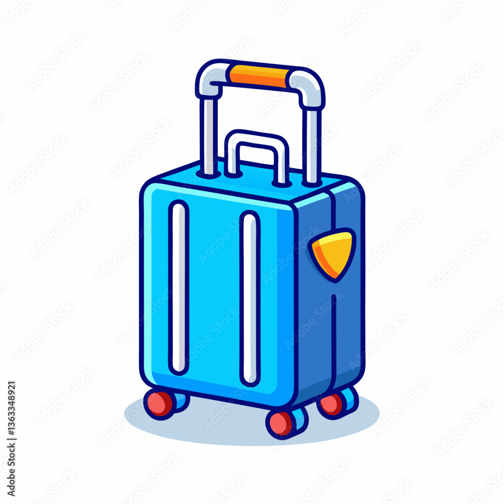 suitcase with luggage vector illustration suitcase with luggage vector illustration
