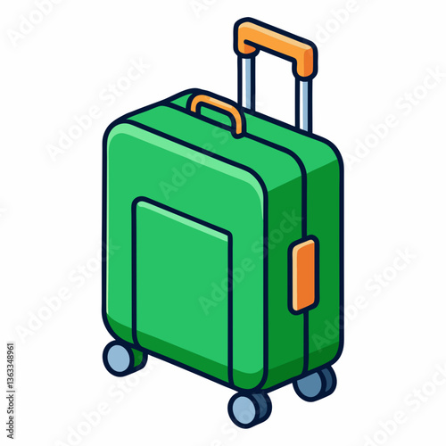suitcase with luggage