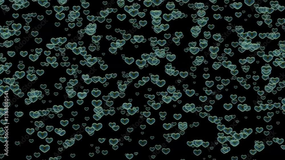 Burbujas Corazón 01 B Lluvia