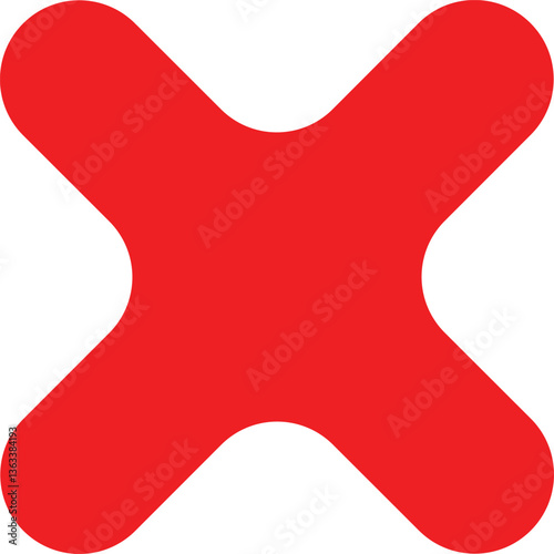 rounded x icon