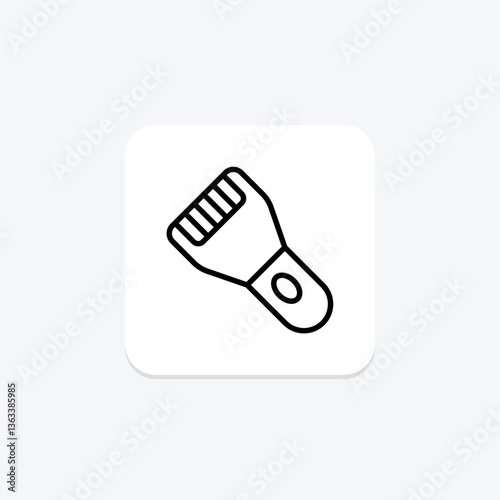 Facial Epilator, vector, pixel perfect, illustrator file