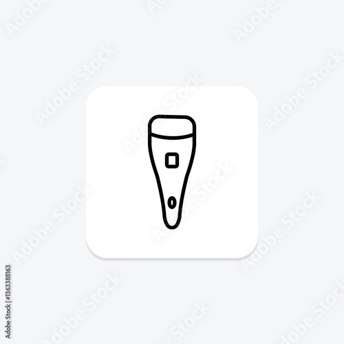 Ultrasonic Lip Care Device, vector, pixel perfect, illustrator file