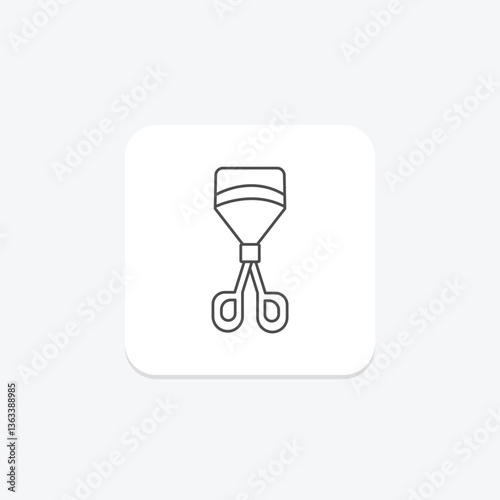 Hair Straightening Brush, vector, pixel perfect, illustrator file
