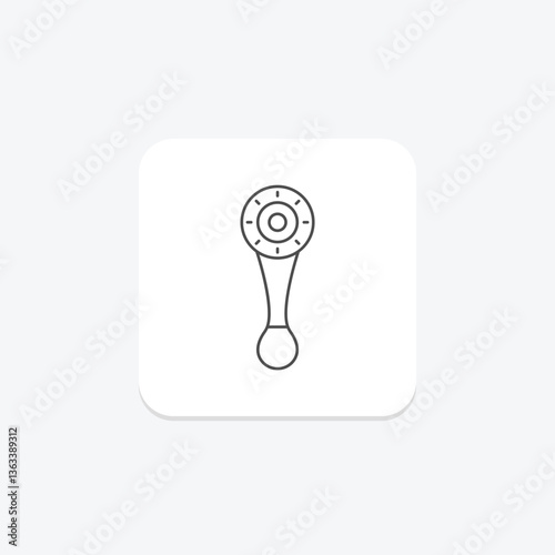 24k Gold Face Massager, vector, pixel perfect, illustrator file