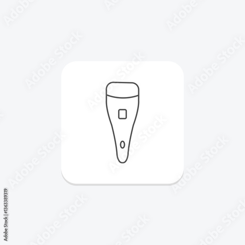 Ultrasonic Lip Care Device, vector, pixel perfect, illustrator file