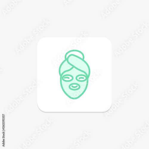 Facial Muscle Toning Belt, vector, pixel perfect, illustrator file