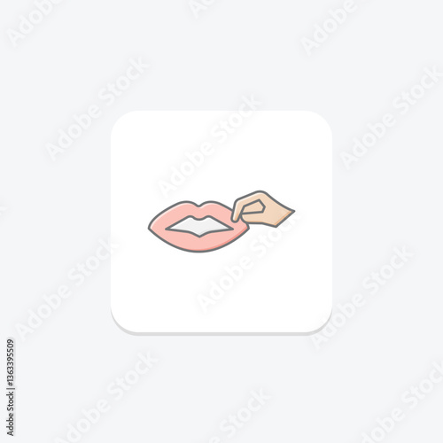 Vibrating Makeup Sponge, vector, pixel perfect, illustrator file