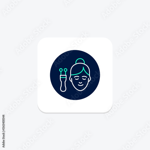 Microcurrent Facial Device, vector, pixel perfect, illustrator file