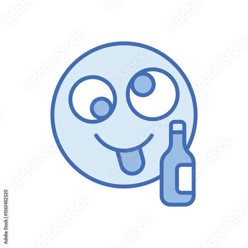 drunk Vector icon