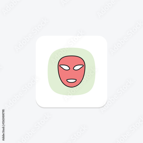 Led Face Mask, vector, pixel perfect, illustrator file