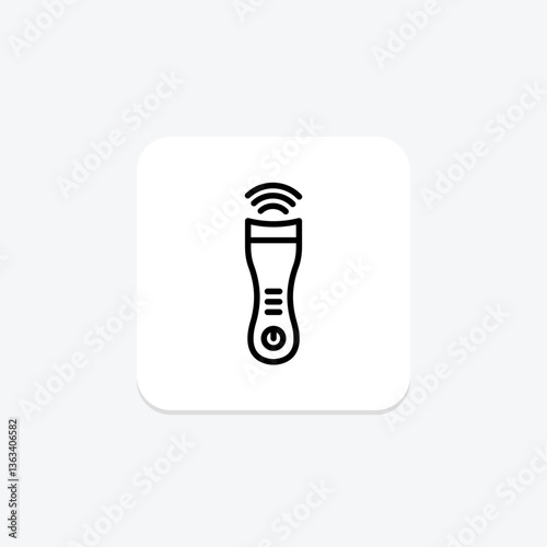 Ultrasonic Skin Scrubber, vector, pixel perfect, illustrator file