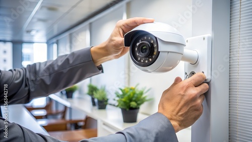 security camera in the office