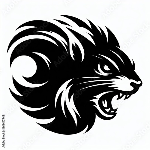 Wallpaper Mural Squirrel silhouette illustration Torontodigital.ca