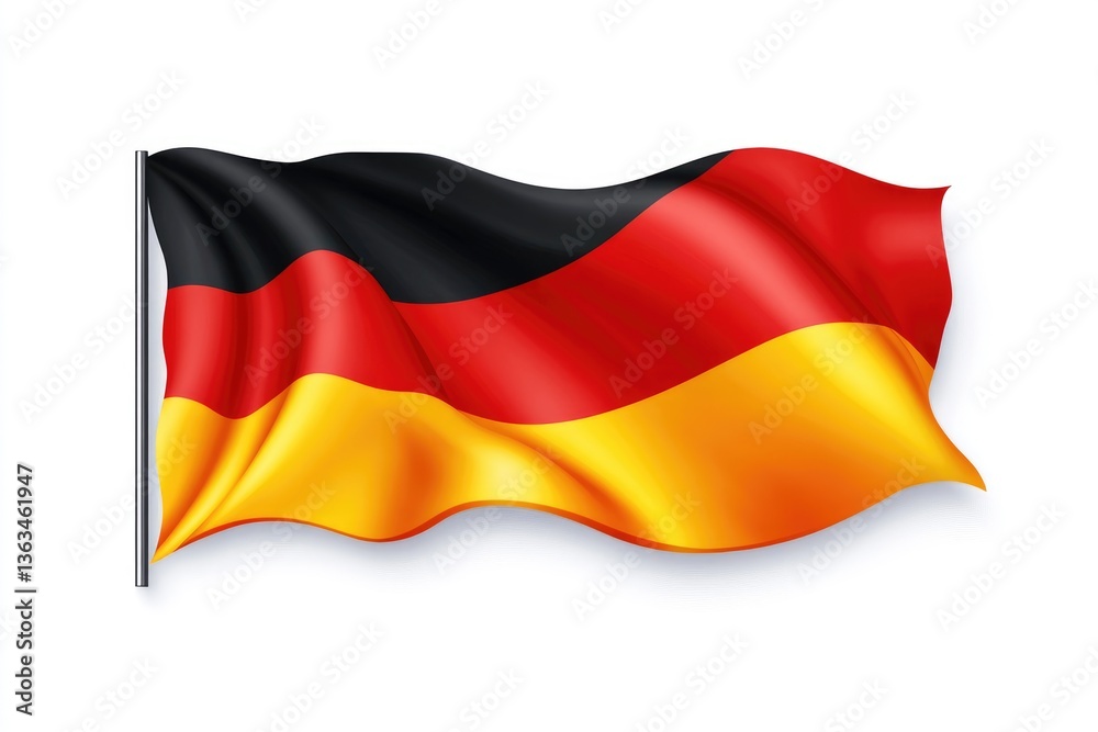 Naklejka premium Historical significance: Constitution Day in Germany, observed on May 23, celebrates country Basic Law, marking establishment of democratic principles, legal foundations, national unity in Germany.