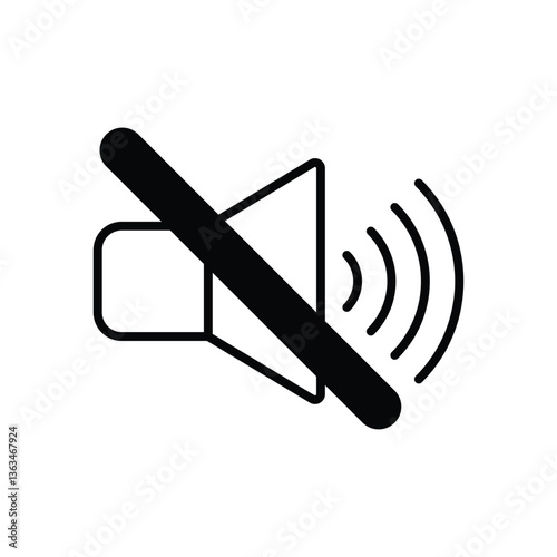 Mute Vector icon