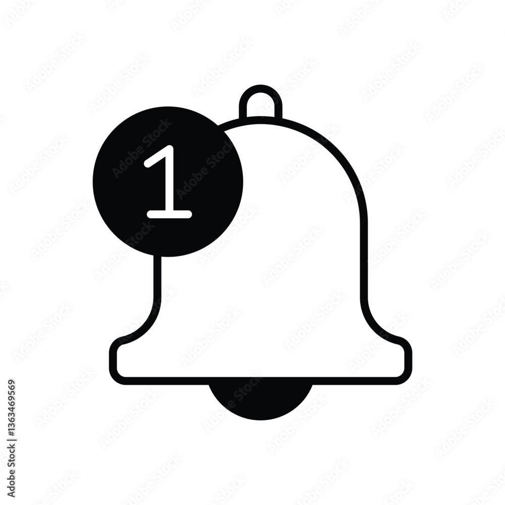 Obraz premium Notification Vector icon