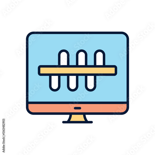 Audio editing Vector icon