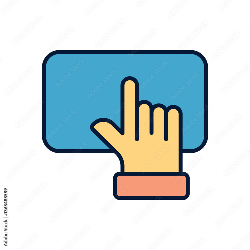 Obraz premium Follow Vector icon