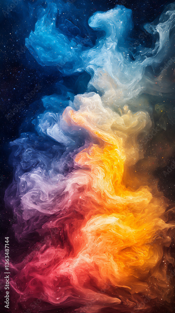 Fototapeta premium ethereal spectrum patterns