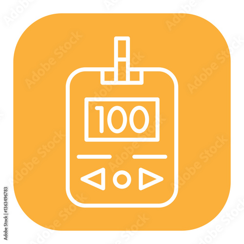 Blood Glucose Monitoring Icon