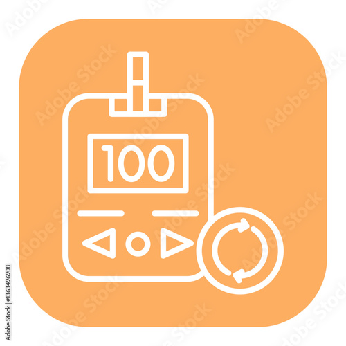 Continuous Glucose Monitor Icon