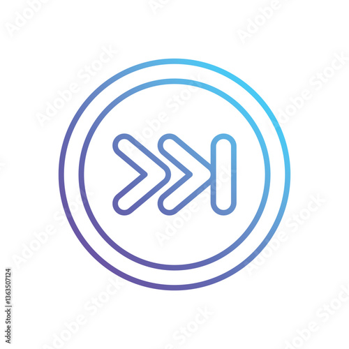 Fast forward Vector icon