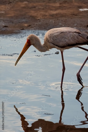 Yellow-billed stork