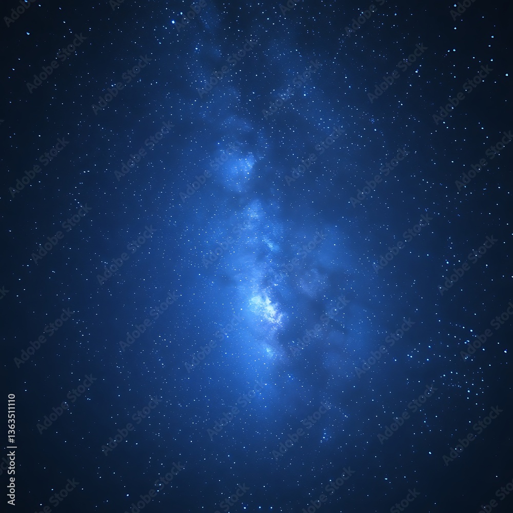 Fototapeta premium A vibrant view of the cosmos filled with numerous bright stars