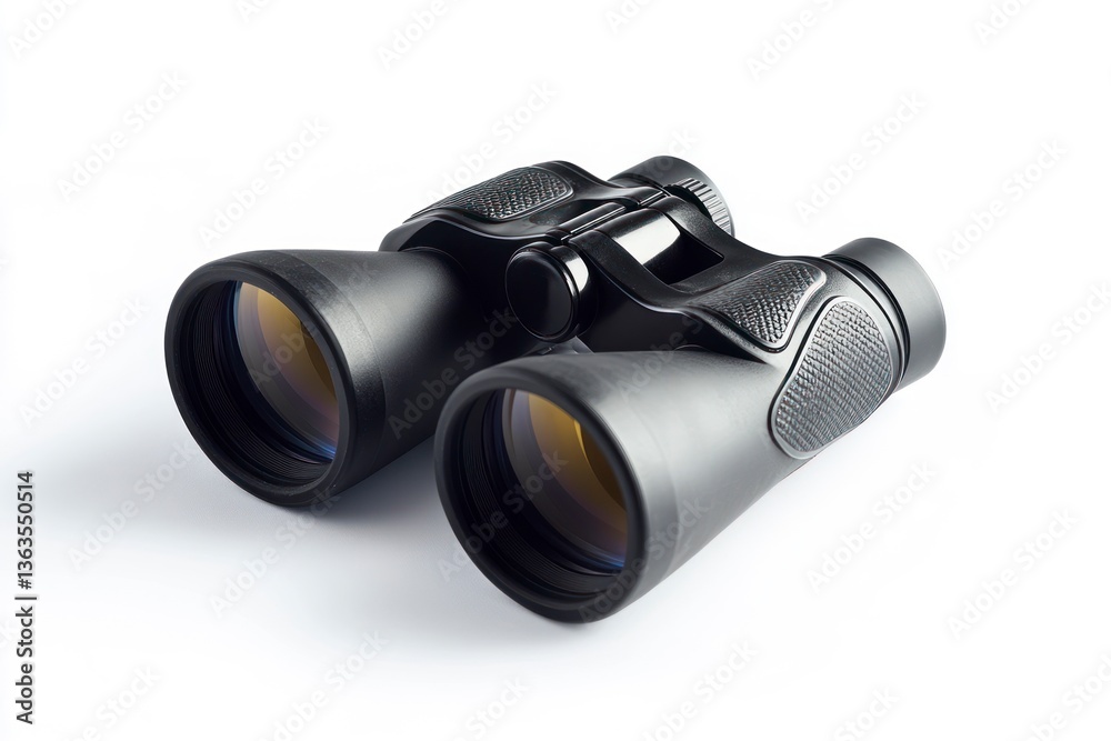 Viewing Binoculars on White Background, Perfect for Nature and Sports Viewing Binoculars on White Background, Perfect for Nature and Sports